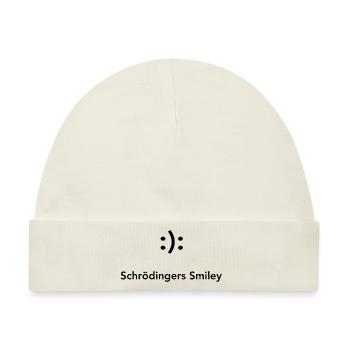 Schrödingers Smile - Baby Premium Organic Mütze - Naturweiß - Vorne