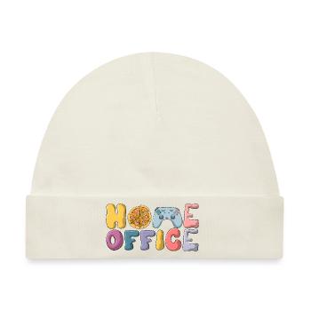 Home Office - Baby Premium Organic Mütze - Naturweiß - Vorne