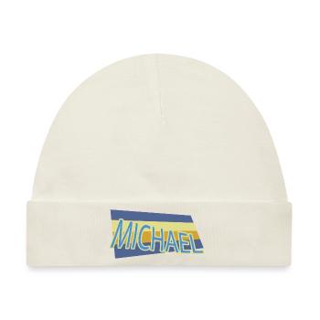 Michael - Baby Premium Organic Mütze - Naturweiß - Vorne