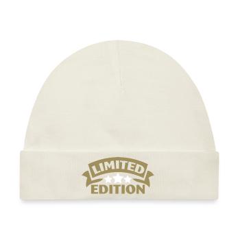 Limited Edition - Baby Premium Organic Mütze - Naturweiß - Vorne