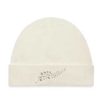 Pusteblume Löwenzahn Fliegende Samen - Baby Premium Organic Mütze - Naturweiß - Vorne