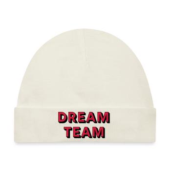 DREAMTEAM - Baby Premium Organic Mütze - Naturweiß - Vorne