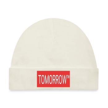 TOMORROW - Baby Premium Organic Mütze - Naturweiß - Vorne