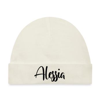 Alessia - Baby Premium Organic Mütze - Naturweiß - Vorne