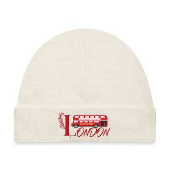 London - Baby Premium Organic Mütze - Naturweiß - Vorne