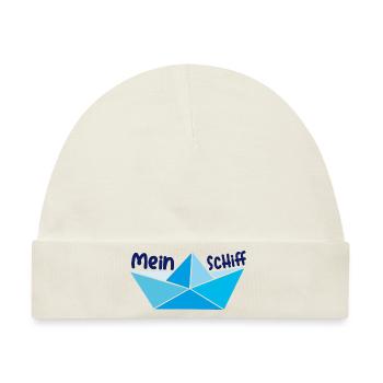 Mein Schiff - Baby Premium Organic Mütze - Naturweiß - Vorne