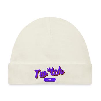 Twi-tch - Baby Premium Organic Mütze - Naturweiß - Vorne