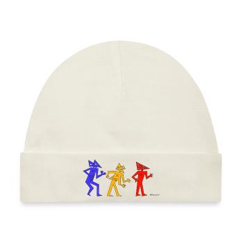 Bonhommes Kheops Art - Baby Premium Organic Mütze - Naturweiß - Vorne