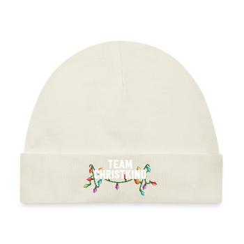 Team Christkind - Baby Premium Organic Mütze - Naturweiß - Vorne