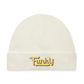 Funky Retro - Baby Premium Organic Mütze - Naturweiß - Vorne