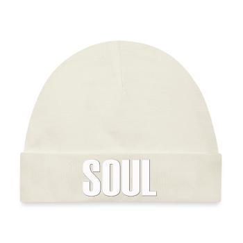 soul sehle rnb menschlich love peace heart liebe - Baby Premium Organic Mütze - Naturweiß - Vorne