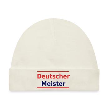 deutscher Meister - Baby Premium Organic Mütze - Naturweiß - Vorne