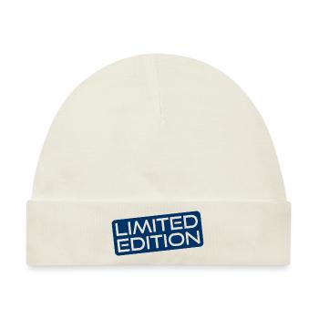Limited Edition - Einzelstück - Begrenzte Anzahl - Baby Premium Organic Mütze - Naturweiß - Vorne
