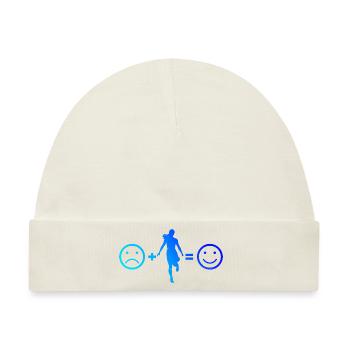 Shuffle Girl Shuffledancer Herren Shuffle Boy - Baby Premium Organic Mütze - Naturweiß - Vorne