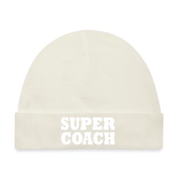 coach - Baby Premium Organic Mütze - Naturweiß - Vorne