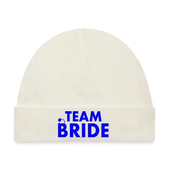Team bride - Baby Premium Organic Mütze - Naturweiß - Vorne