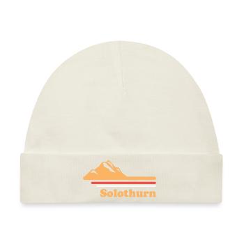 Solothurn Stadt Schweiz - Baby Premium Organic Mütze - Naturweiß - Vorne