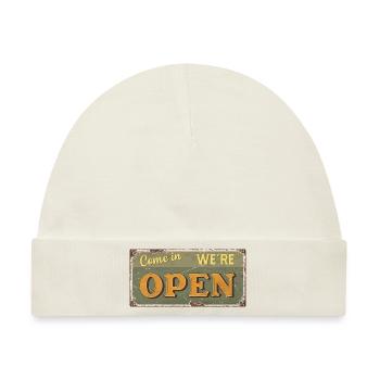 Open - Baby Premium Organic Mütze - Naturweiß - Vorne