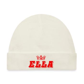 Ella - Baby Premium Organic Mütze - Naturweiß - Vorne