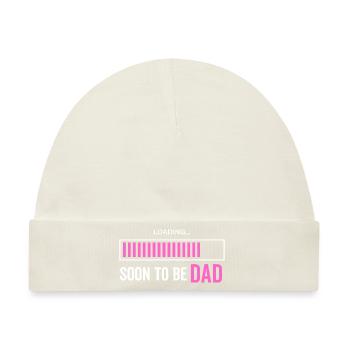 Bald Papa sein - Baby Premium Organic Mütze - Naturweiß - Vorne