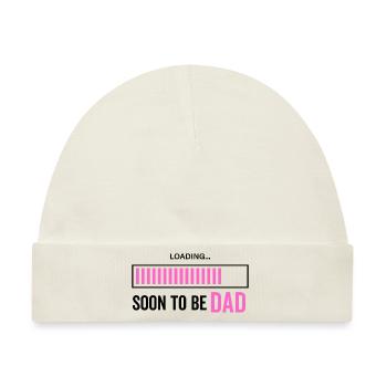 Bald Papa sein - Baby Premium Organic Mütze - Naturweiß - Vorne