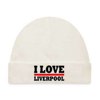 Liverpool - Baby Premium Organic Mütze - Naturweiß - Vorne