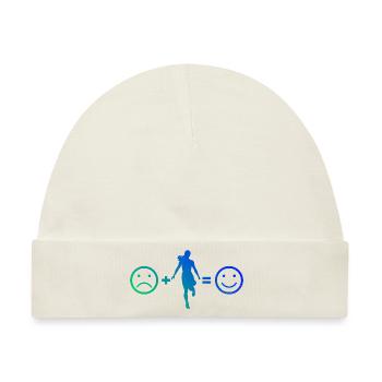 Shuffel Tanz Herren Shuffle Girl Shuffle - Baby Premium Organic Mütze - Naturweiß - Vorne