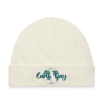 Tag der Erde - Baby Premium Organic Mütze - Naturweiß - Vorne