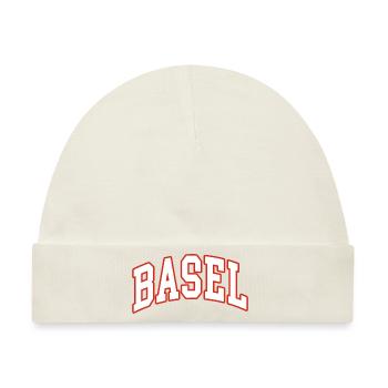 Basel - Baby Premium Organic Mütze - Naturweiß - Vorne
