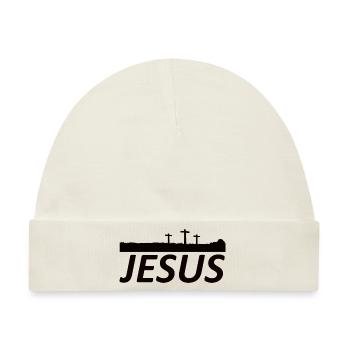 Jesus - Baby Premium Organic Mütze - Naturweiß - Vorne