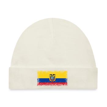 Ecuador - Baby Premium Organic Mütze - Naturweiß - Vorne