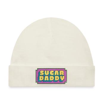 Sugar Daddy - Baby Premium Organic Mütze - Naturweiß - Vorne