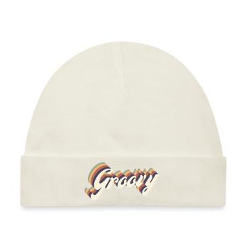 Vintage Groovy - Baby Premium Organic Mütze - Naturweiß - Vorne