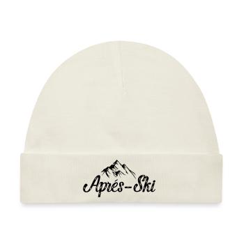 Apres Ski - Baby Premium Organic Mütze - Naturweiß - Vorne