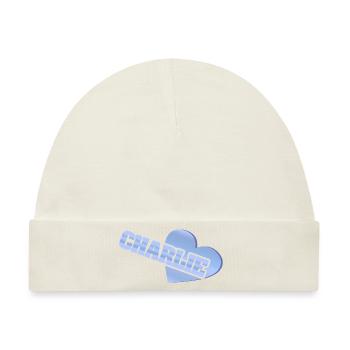 Love Charlie - Baby Premium Organic Mütze - Naturweiß - Vorne