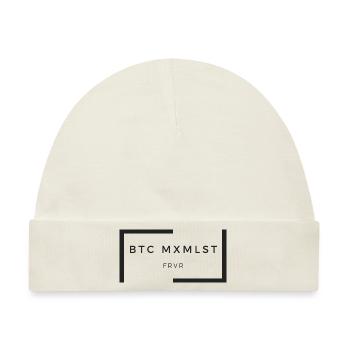 BTC maximalist - Baby Premium Organic Mütze - Naturweiß - Vorne