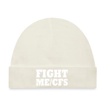 Me/cfs - fight me/cfs - Baby Premium Organic Mütze - Naturweiß - Vorne