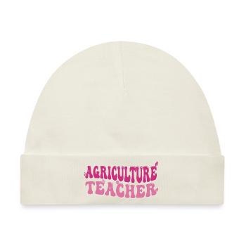 Landwirtschaftslehrer Ausbildung des zukünftigen - Baby Premium Organic Mütze - Naturweiß - Vorne