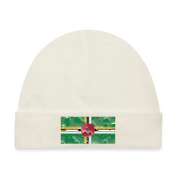 Geschenk für Dominica - Baby Premium Organic Mütze - Naturweiß - Vorne