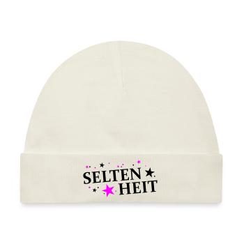 Seltenheit Selten Limitiert - Baby Premium Organic Mütze - Naturweiß - Vorne