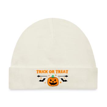 trick or treat - Baby Premium Organic Mütze - Naturweiß - Vorne