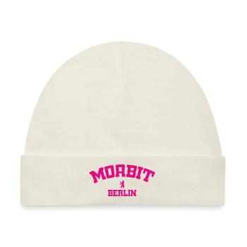Moabit - Berlin - Deutschland - Germany - Baby Premium Organic Mütze - Naturweiß - Vorne