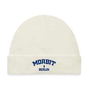 Moabit - Berlin - Deutschland - Germany - Baby Premium Organic Mütze - Naturweiß - Vorne
