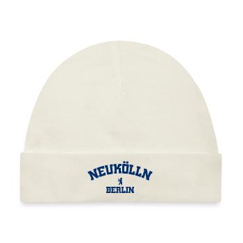 Neukölln - Berlin - Deutschland - Germany - Baby Premium Organic Mütze - Naturweiß - Vorne