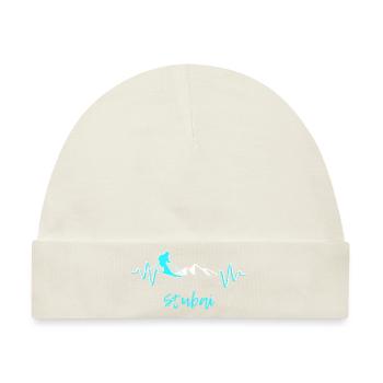 Skifahren Stubai - Baby Premium Organic Mütze - Naturweiß - Vorne