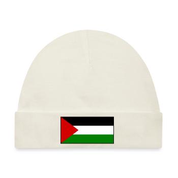 Palestina palästina flagge - Baby Premium Organic Mütze - Naturweiß - Vorne