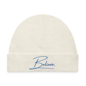 Believe - Baby Premium Organic Mütze - Naturweiß - Vorne