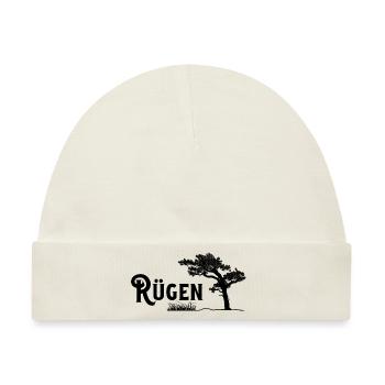 Rügen, Perle der Ostsee - Baby Premium Organic Mütze - Naturweiß - Vorne