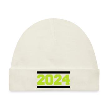 2024 - Baby Premium Organic Mütze - Naturweiß - Vorne