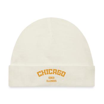 Chicago - Illinois - USA - United States o America - Baby Premium Organic Mütze - Naturweiß - Vorne